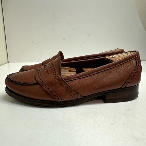 NEW HEELS + HALF SOLES Rancourt & Co. x Polo Ralph Lauren Penny Loafers USA 9 - Picture 3 of 13